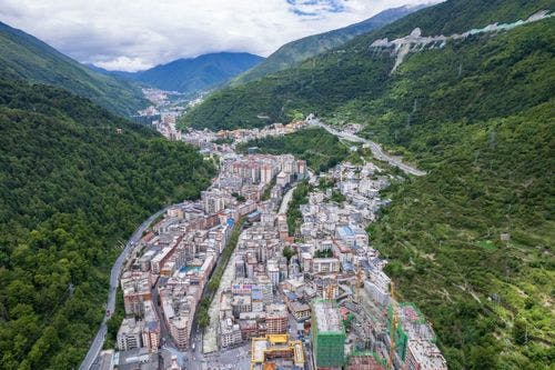 Kangding aerial photography