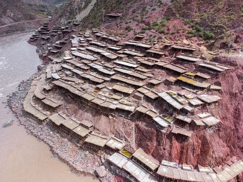 Tibet Mangkang Salt Well